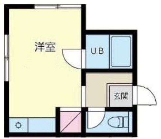 市川アパルトマン B棟の物件間取画像